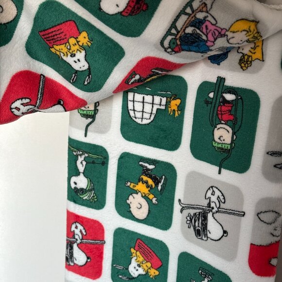 Peanuts Winter Reversible decorative Throw | Snoopy and the gang Christmas Throw - Picture 8 of 8